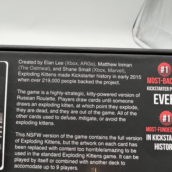 Exploding kitten card game new in box fun friends vacation beach pool lake - Picture 5 of 7